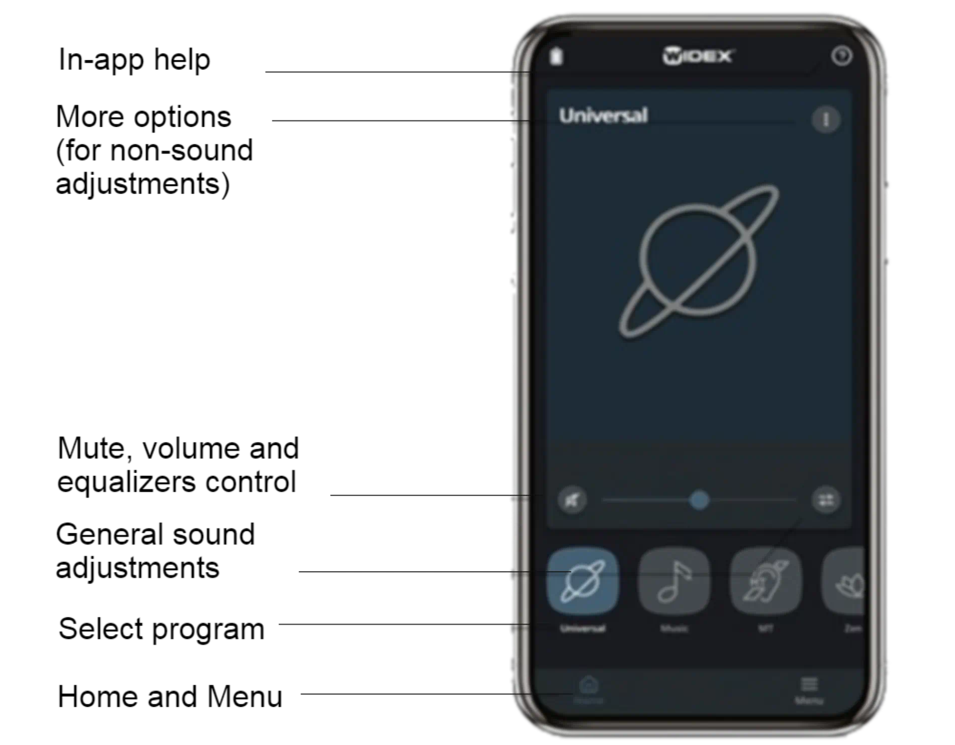 Widex Moment App