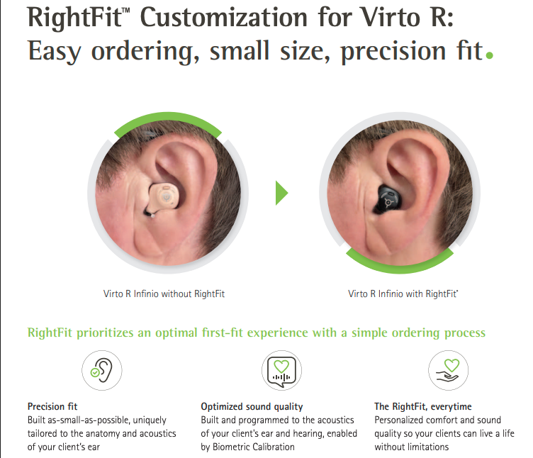 How is Virto R Infinio Ultra customised