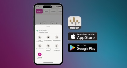 Oticon companion app
